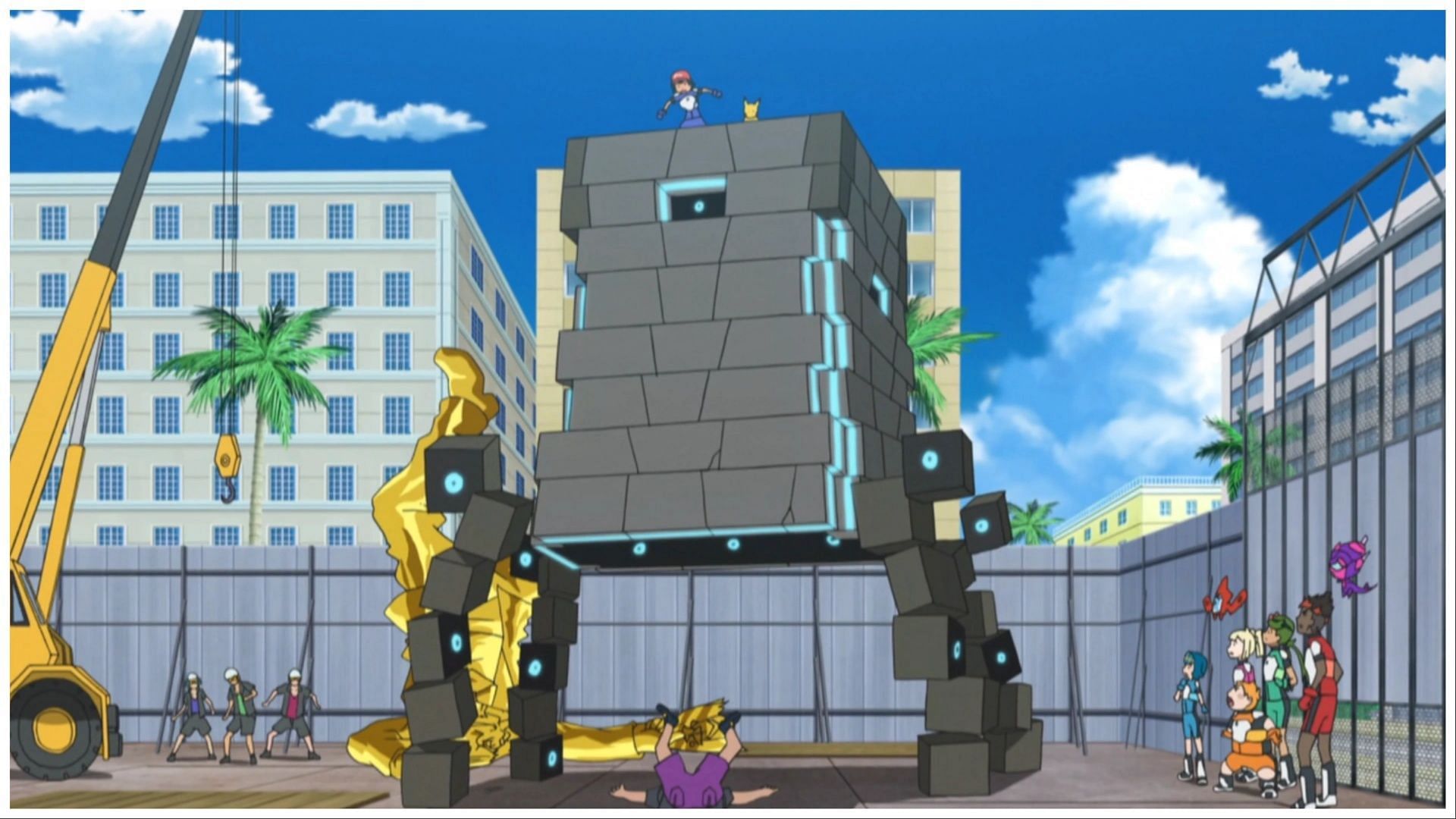 Stakataka as seen in the Pokemon anime (Image via The Pokemon Company)
